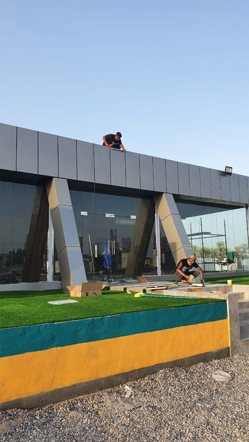 SHADED CAR PARKING WORKS IN MUSCAT